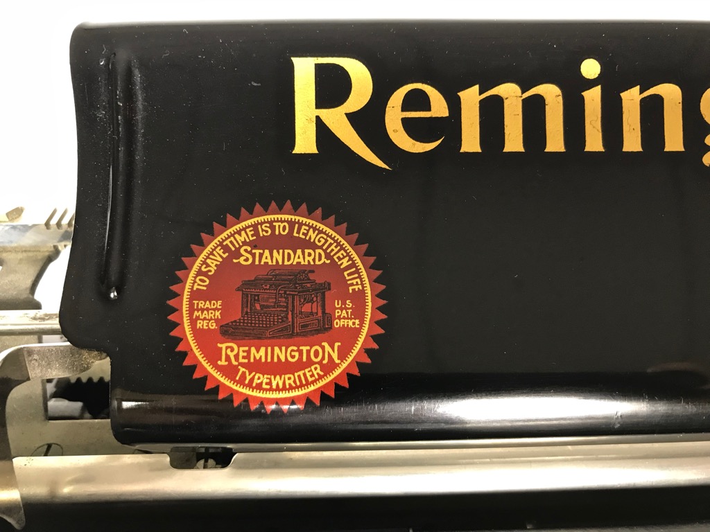 Excellent decal including Remington's famous slogan, 