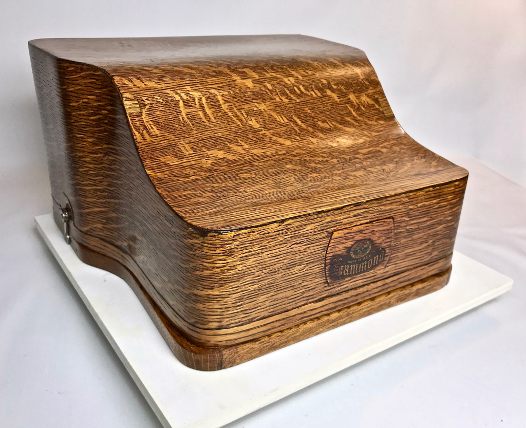 Beautiful wooden case is original and recently restored